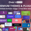 Over +3000 PREMIUM THEMES & PLUGINS